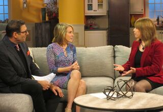 Roslyn Franken NBC Daytime interview with hosts, ​Cyndi Edwards and Jerry PenascoliPicture