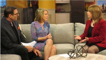 Author Roslyn Franken NBC Daytime interview with hosts, ​Cyndi Edwards and Jerry Penascoli